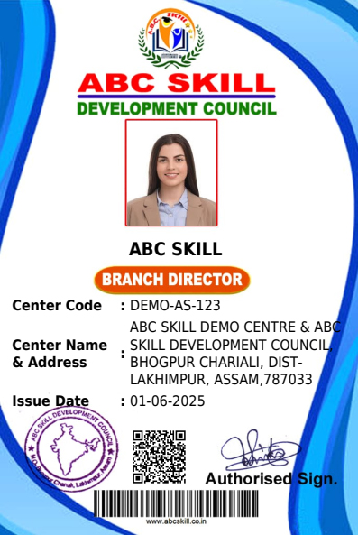 CENTRE DIRECTOR ID CARD
